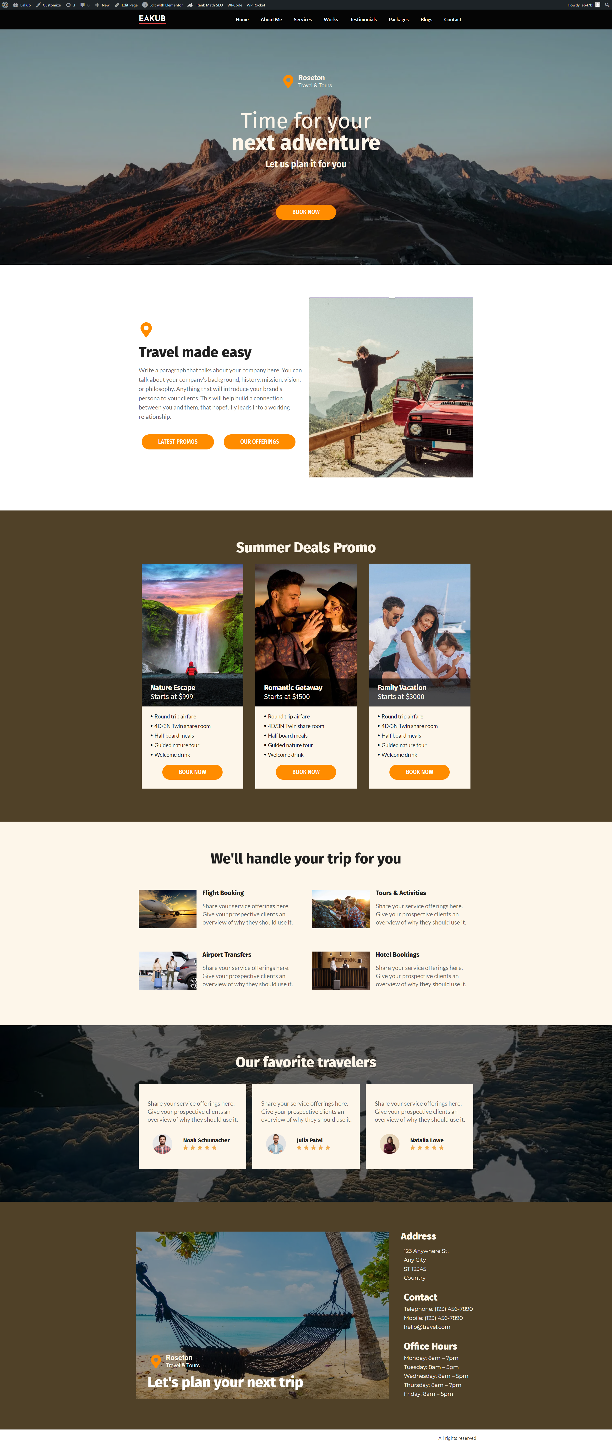 Travel Agency Project